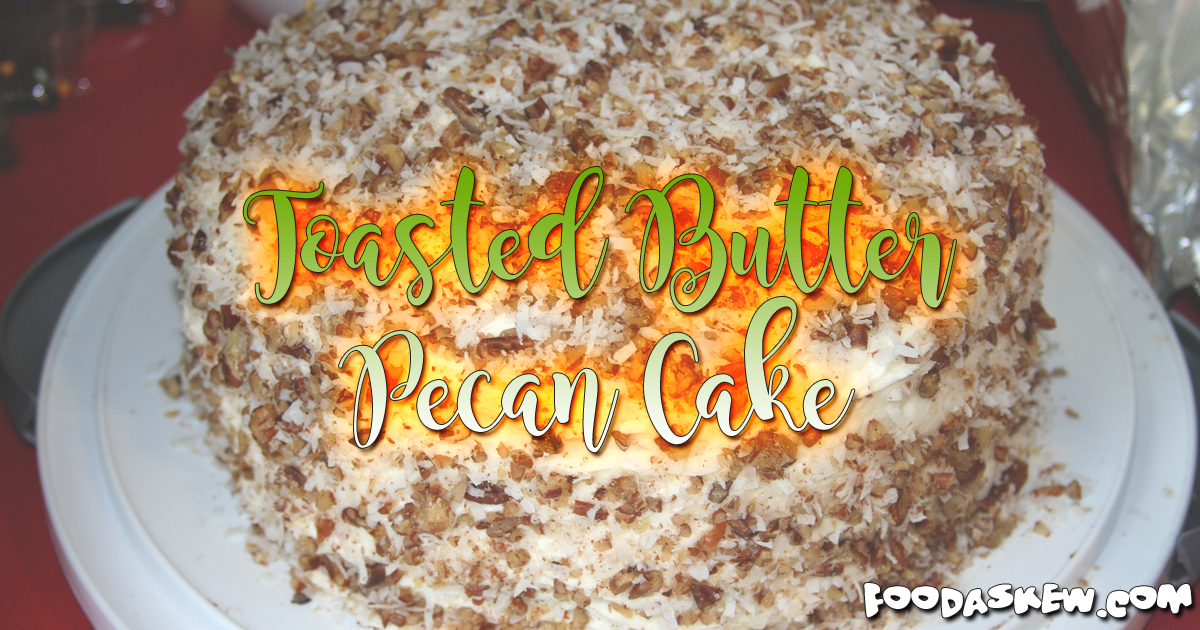 Toasted Butter Pecan Cake Food AskewFood Askew