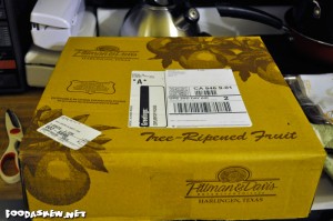 A package of peaches from Pittman & Davis